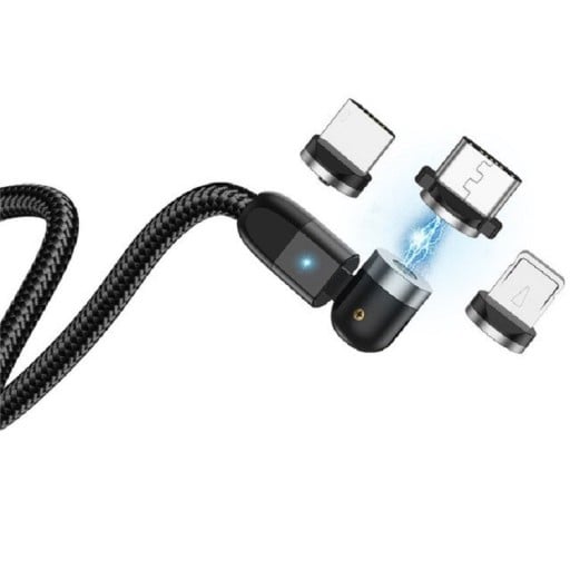 Magneettinen USB-latauskaapeli säädettävällä liittimellä K503