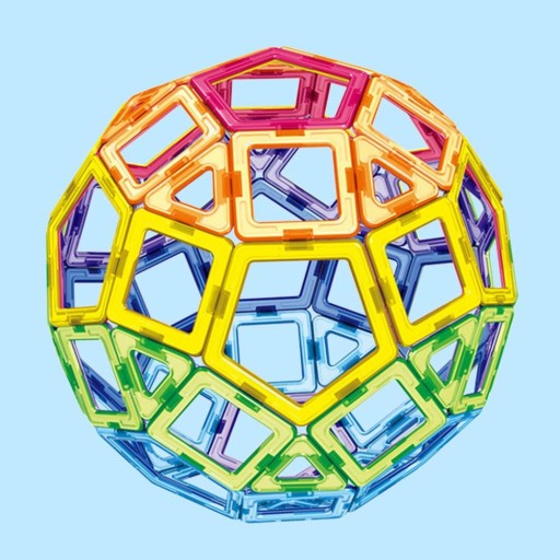 Magnetic Building Set 62 pcs