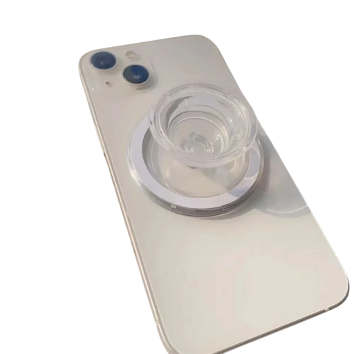 Magnetic Folding Phone Holder 5.7 cm Compatible with MagSafe iPhone Mac Samsung Universal Rotating Holder for Mobile Devices