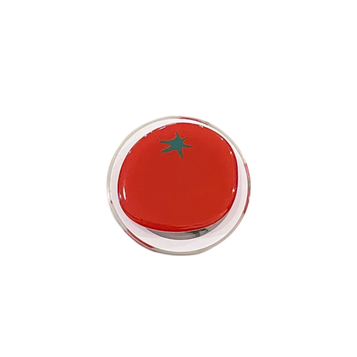 Magnetic Phone Holder for iPhone 15 Tomato Design Holder Strong Magnetic Attachment for Desk and Home
