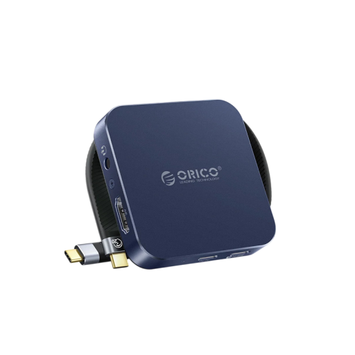Magnetický box na mobil dokovací stanice pro M.2 NVMe 2230 SSD s USB-C 10 Gb/s HDMI 4K a PD 100W hliník a ABS pro iPhone i notebook