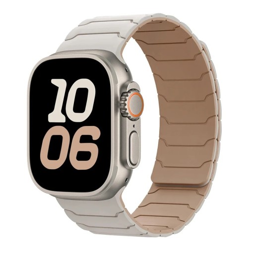 Magnetický silikonový řemínek pro Apple Watch 38 mm 40 mm 41 mm a S10 42 mm Nastavitelný pohodlný pásek s magnetickým uchycením pro každodenní nošení