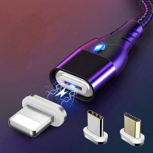 Magnetický USB kabel QC 3.0