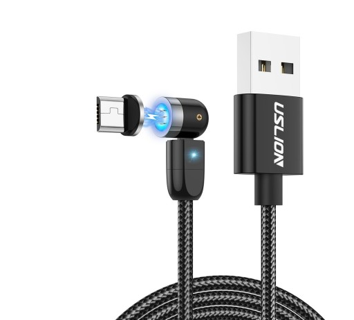 Magnetický USB kábel sa nastaviteľným konektorom