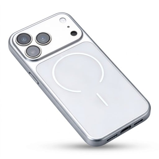 Magnetische hoes voor iPhone 17 compatibel met MagSafe Matte nano glas Draadloos opladen Nauwkeurige uitlijning Bescherming