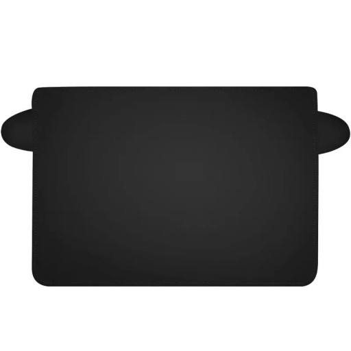 Magnetische sneeuwafscherming voor auto voorruit 169,6x117,6 cm Wintervorsthoes Geïsoleerde zonneklep Polyester halve autohoes