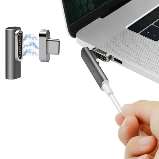 Magnetisk adapter til USB-C opladningskabel
