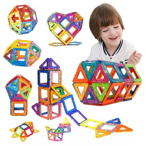 Magnetisk byggesæt 50 dele A1368