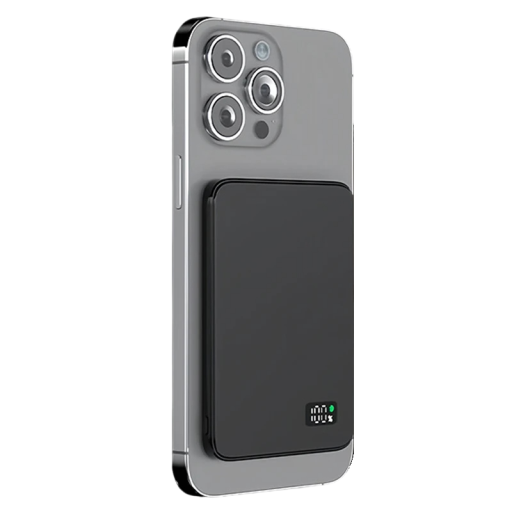 Magnetisk Powerbank 10000mAh med LED-skärm Ultratunn trådlös bärbar batteri MagSafe USB-C för iPhone Samsung AirPods