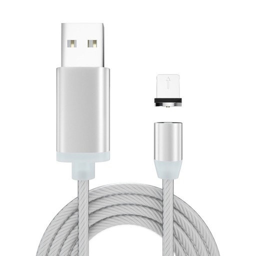 Magnetisk USB laddningskabel med belysning K467