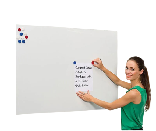 Magnetyczna samolepicąca tablica na ścianę 100 x 50 cm Biała tablica do pisania na markery i magnesy Dziecięca powierzchnia do rysowania