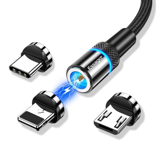 Magnetyczny kabel do ładowania USB