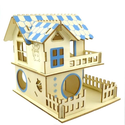 Maison en bois pour rongeurs C854