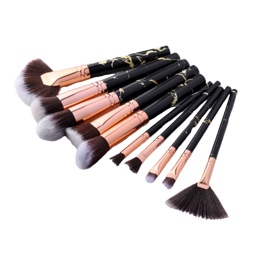 Makeupbørstesæt 10 stk.