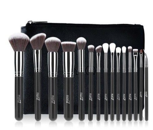 Makeupbørstesæt med etui