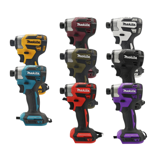 Makita batteridriven slagborrmaskin 18V, 180 N.m, 3600 varv/min, borstlös motor, kompakt kropp 115x63 mm, utan batteri och laddare