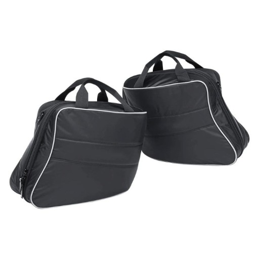 Mala de moto impermeável de viagem 28L 36 × 27 × 20 cm preta