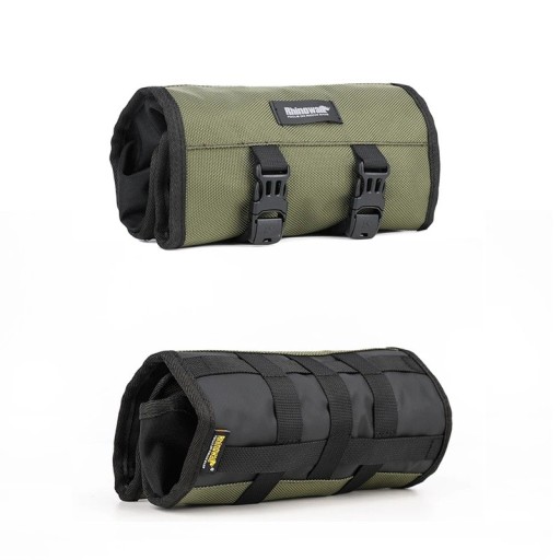 Mala de moto para ferramentas 50x20 cm Mala de selim dobrável Roll Toolkit Estojo de armazenamento portátil para ferramentas Mala lateral sem ferramentas