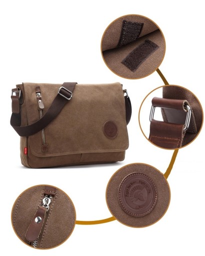 Mala de Ombro Masculina Estilosa AUGUR J2276