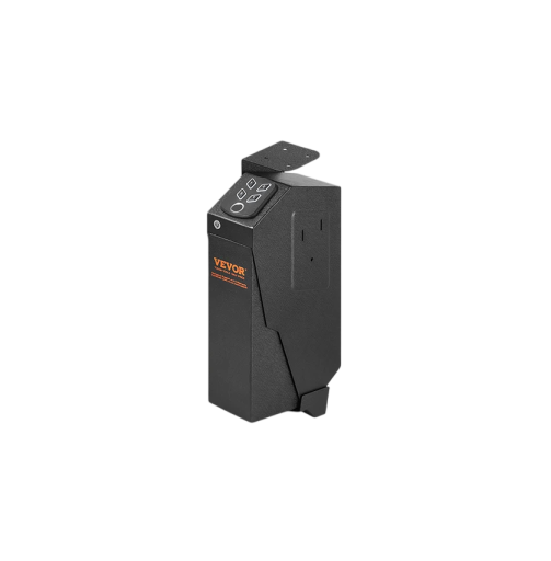 Maletero para pistola con apertura automática 1 pistola 14,56×7,48×3,38 in acero Q235 caja de seguridad vertical negra