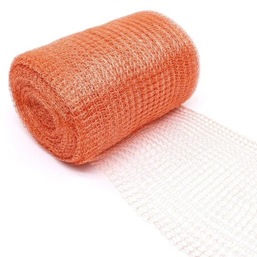 Malla de alambre de cobre de 12,7 cm x 9 m, red de protección contra plagas y roedores, barrera 100 % de cobre, para uso en jardinería y construcción.
