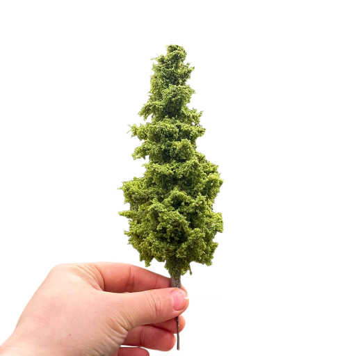 Mallin mäntypuu 21 cm Muovinen miniatyyri havupuu dioraamaan mallimaisemaan metsäskenaario