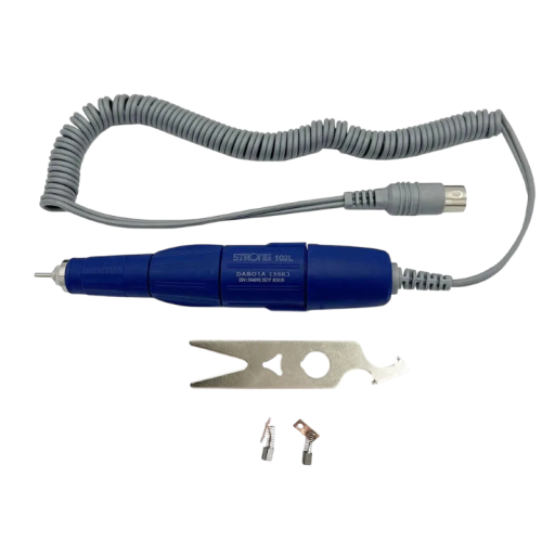 Mână electrică de micromotor pentru unghii 102L 35000 rpm albastră pentru manichiură, pedichiură și modelare a unghiilor