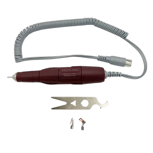 Mână electrică micromotor de șlefuit unghii 102LN 45000 rot/min vinie pentru manichiură, pedichiură, modelare și lustruire a unghiilor