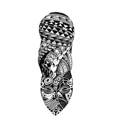 Manche de faux tatouage