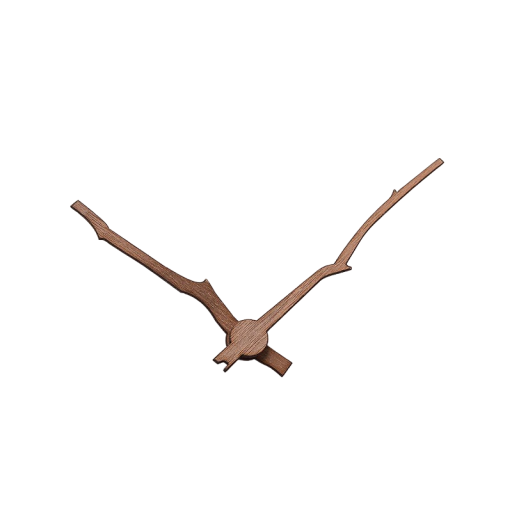 Manecillas de reloj de madera