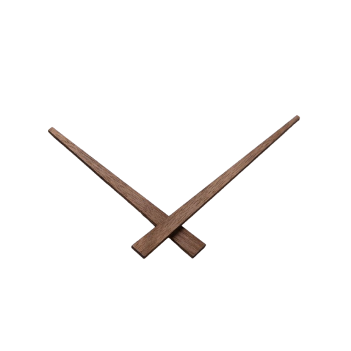 Manecillas de reloj de madera