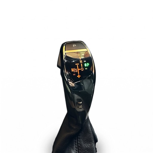 Mânere de schimb LED cu indicator iluminat al pozițiilor P R N D M/S și buton P, display LED, gri, pentru transmisia automată BMW E46 și E60