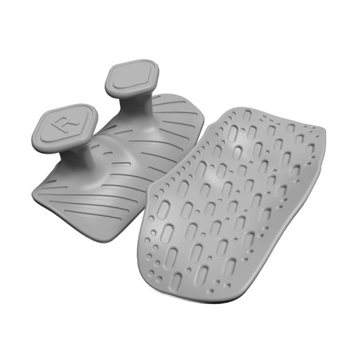 Mango antideslizante de silicona con forma ergonómica para un agarre más firme durante el ejercicio