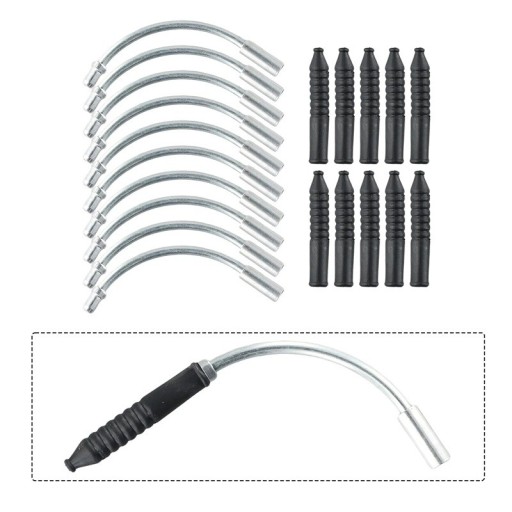 Mangueras de purga con adaptadores de goma 10 unidades set para frenos hidráulicos herramienta para purgar frenos de bicicleta