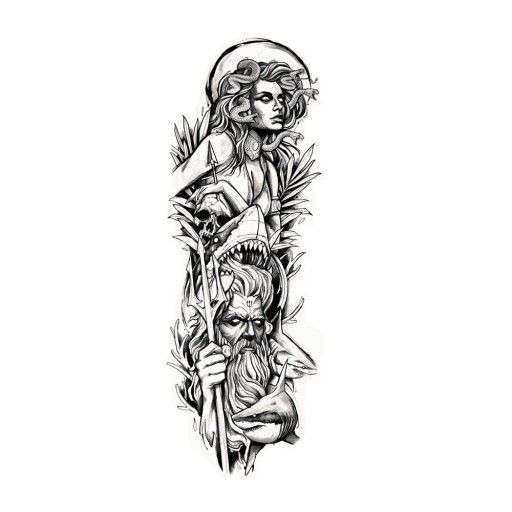 Manica di tatuaggio finto H1173