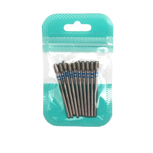 Manicureset met 10-delige cutter en kwasten