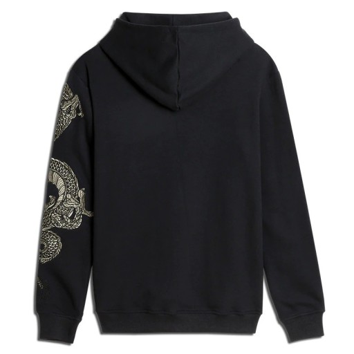 Manteau à capuche pour homme avec dragon F115