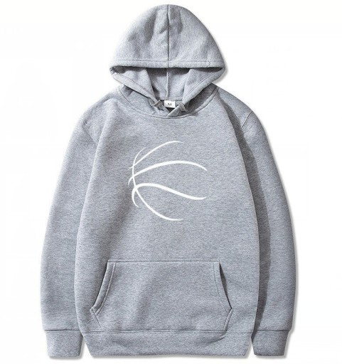 Manteau à capuche pour homme avec impression de ballon