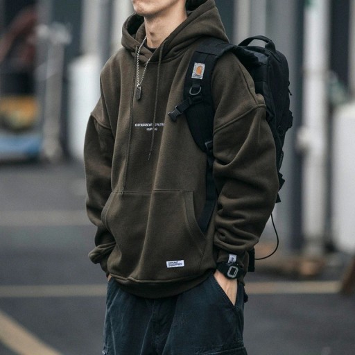 Manteau à capuche pour homme F55