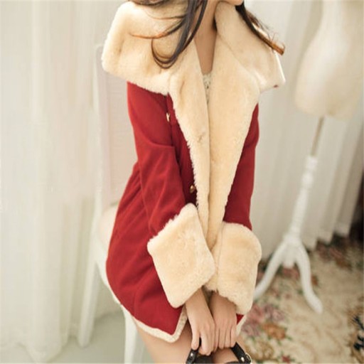Manteau d'hiver pour femmes en laine J1847