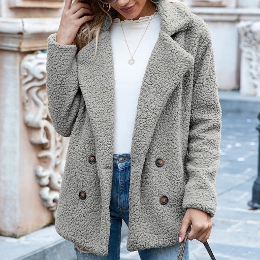 Manteau en fausse fourrure pour femmes P1433