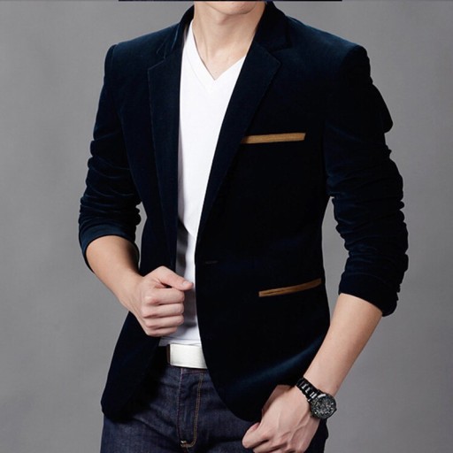 Manteau pour homme de luxe - Bleu foncé