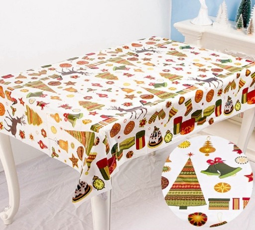 Mantel de PVC navideño