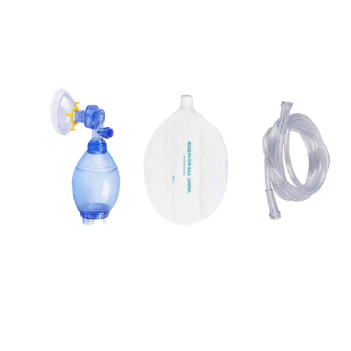 Manual Resuscitation Device for Infants 1600 ml Latex-Free First Aid Breathing Bag Emergency Rescue Tool