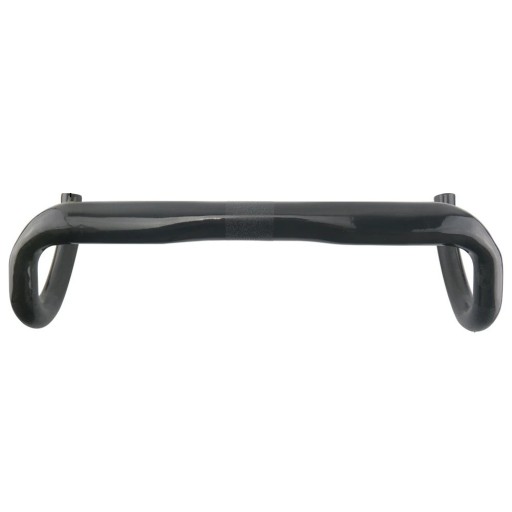 Manubri in carbonio per bici da strada con curva ergonomica 440 mm larghezza superiore 420 mm larghezza inferiore carbonio lucido nero per biciclette da strada