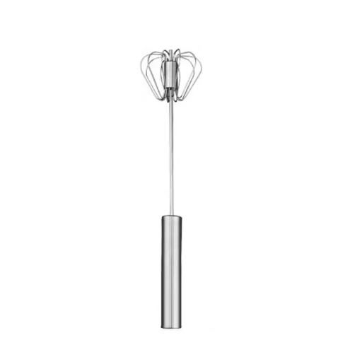 Manueller rotierender Schneebesen aus Edelstahl, 30,5 cm, halbautomatischer Küchen-Schneebesenmixer zum Schlagen von Eiweiß, Cremes und Teigen