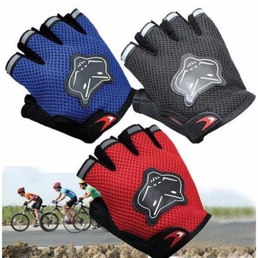 Mănuși de ciclism pentru bărbați cu imprimeu J2103