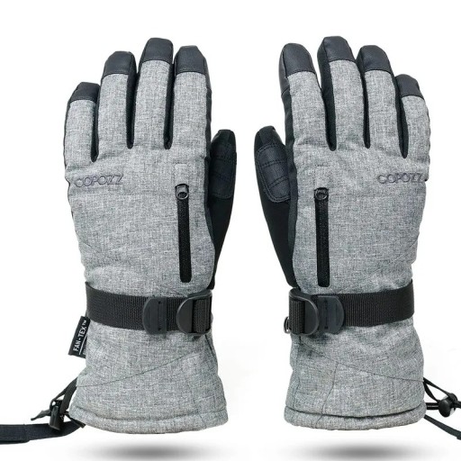 Mănuși unisex impermeabile la schi cu funcție de ecran tactil Mănuși calde de iarnă Mănuși de schi și snowboarding pentru bărbați și femei