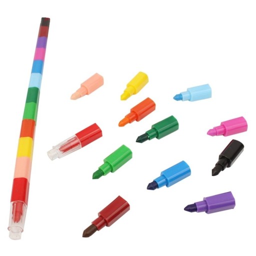 Marcadores de colores plegables 12 uds.
