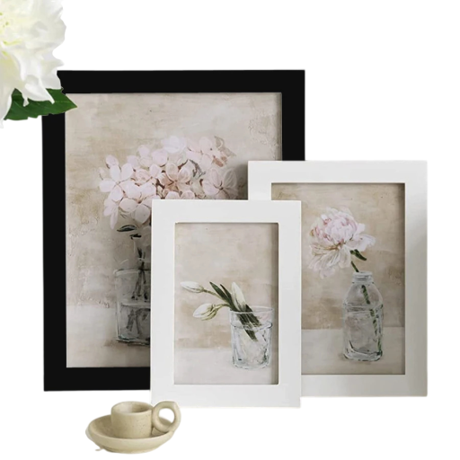 Marco de fotos estilo clásico 10 x 15 cm marco decorativo de madera para interiores para exhibir fotografías